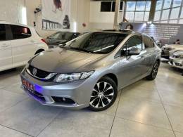 HONDA - CIVIC - 2015/2016 - Cinza - R$ 87.900,00